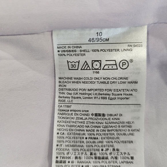 Banana Republic Dress Women's size 10 Floral Sleeveless Ruffled Pink and Purple. - Picture 4 of 5